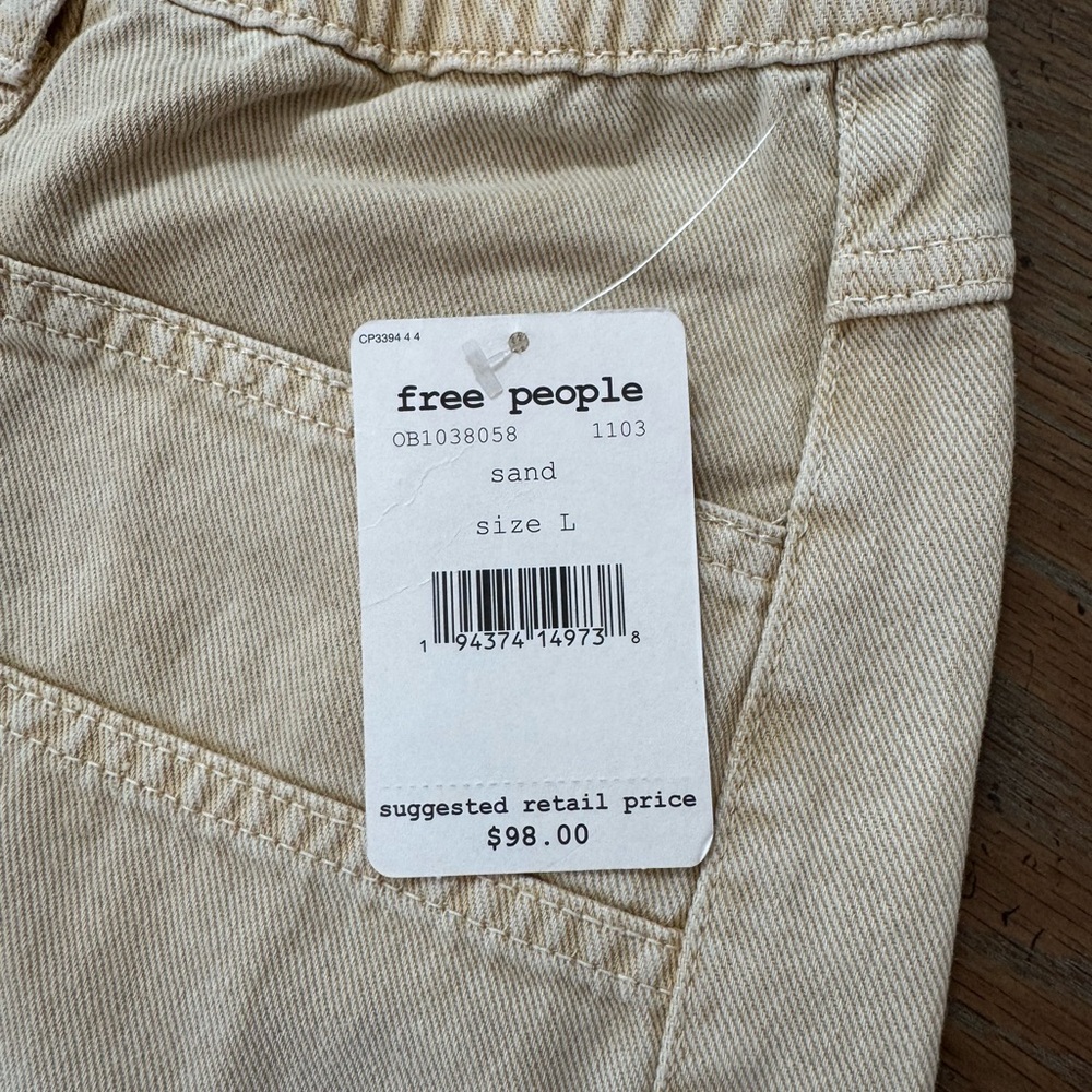 Free People Beige Casual Pants